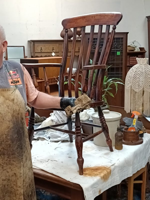 Beech and Elm Windsor Chair - Image 10