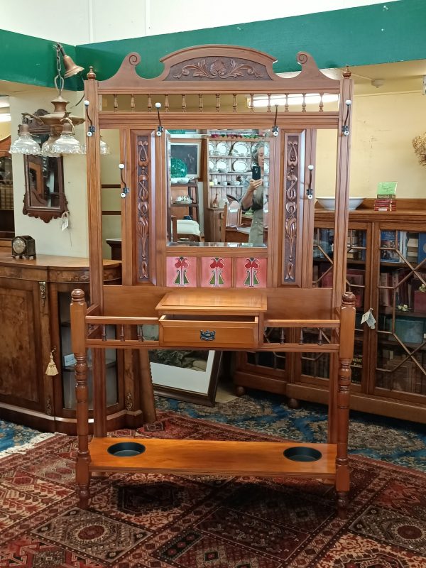 Restored Kauri Hallstand - Image 9