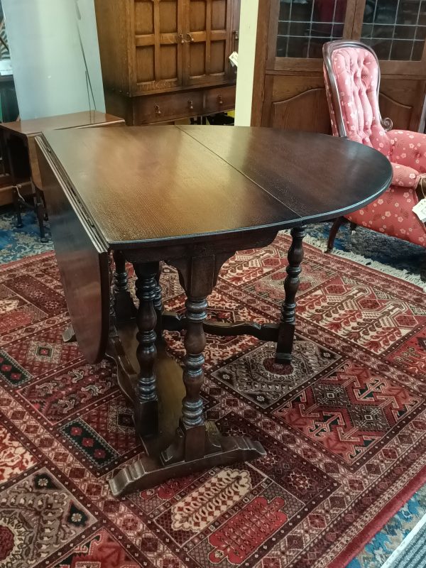 Oak Refectory Gateleg Table - Image 3