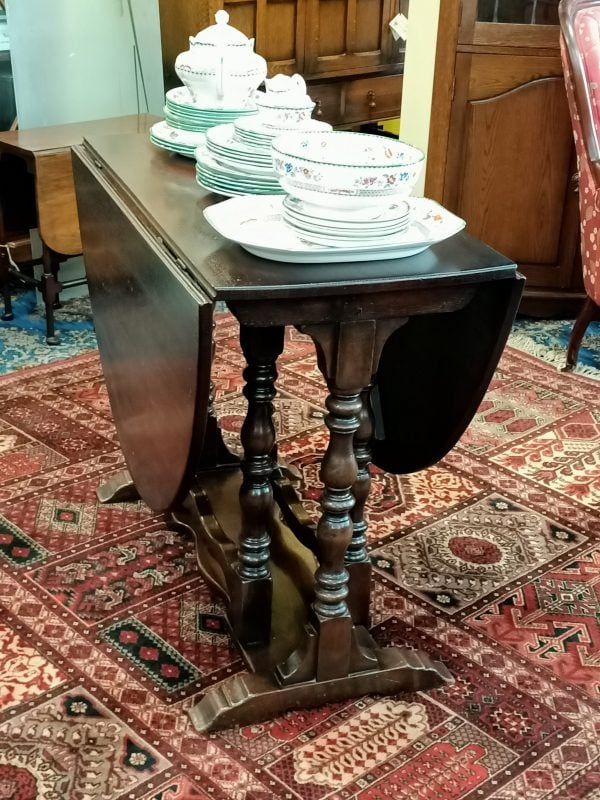 Oak Refectory Gateleg Table - Image 11