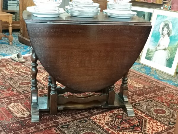 Oak Refectory Gateleg Table - Image 13