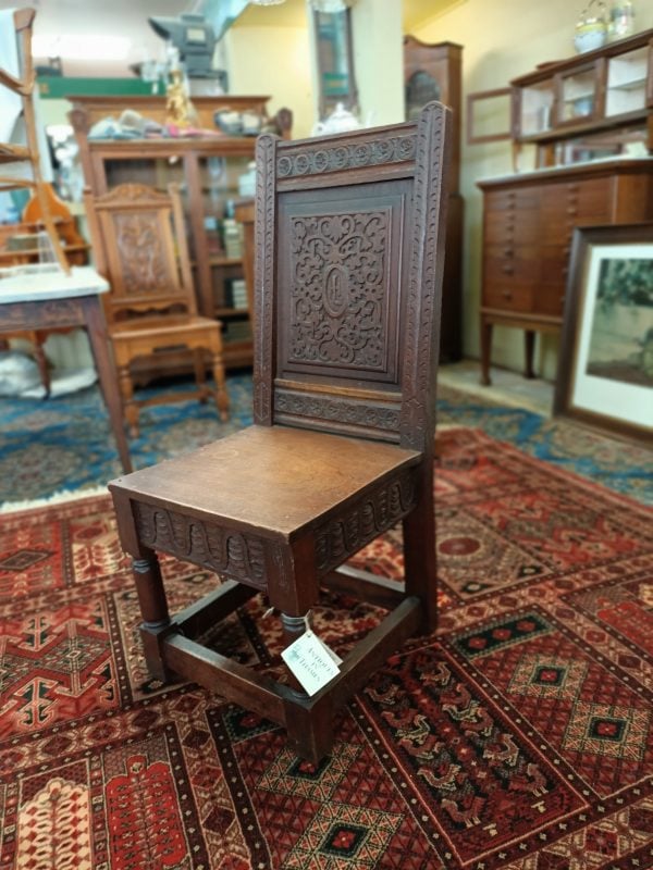 Oak Wainscot Chair - Image 4