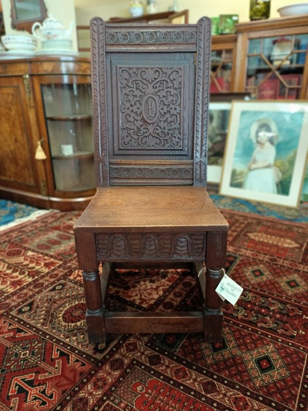 Oak Wainscot Chair - Image 3