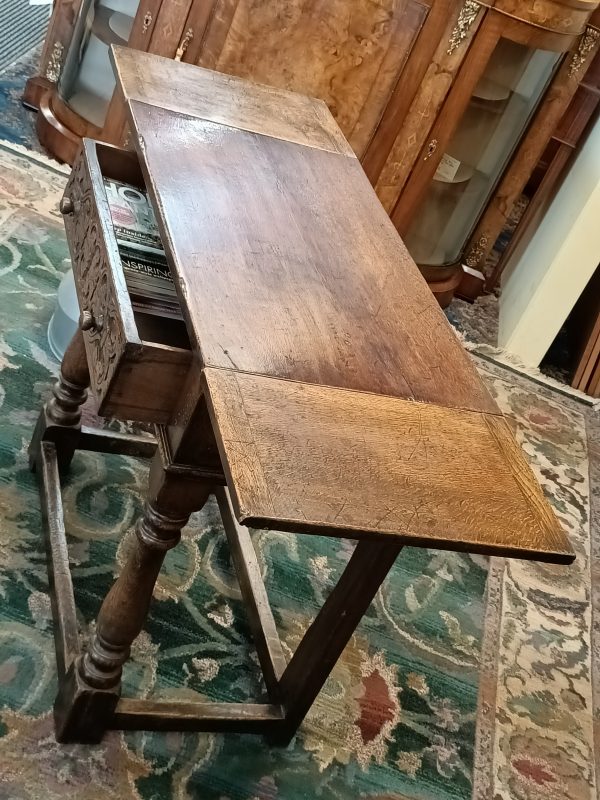 Occasional Oak Table - Image 5