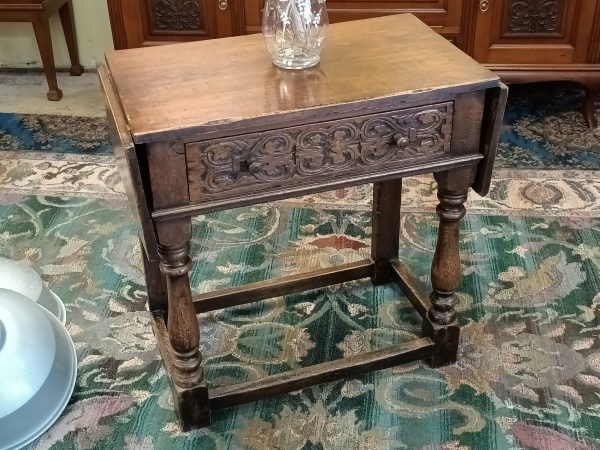 Occasional Oak Table - Image 8