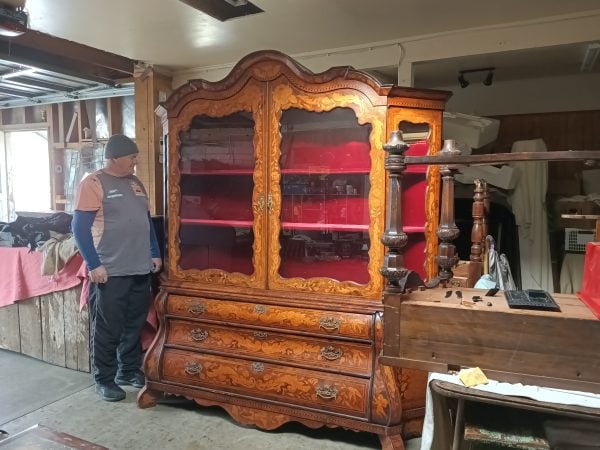 Dutch Marquetry cabinet... she's da bombe! - Image 14