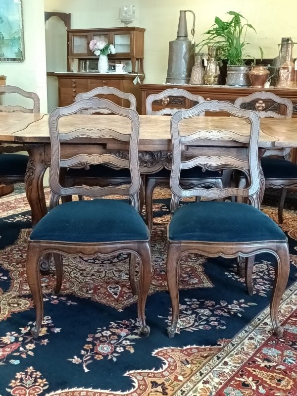 sold sold sold ... Six French oak dining chairs - Image 10