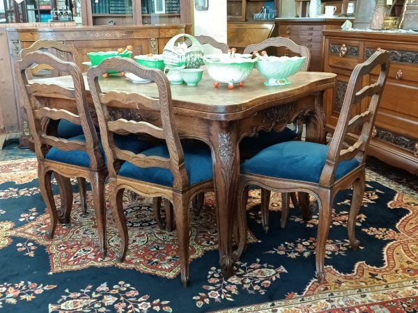 sold sold sold ... Six French oak dining chairs - Image 7
