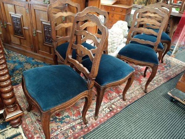 sold sold sold ... Six French oak dining chairs - Image 6