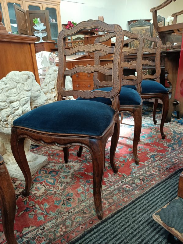 sold sold sold ... Six French oak dining chairs - Image 5
