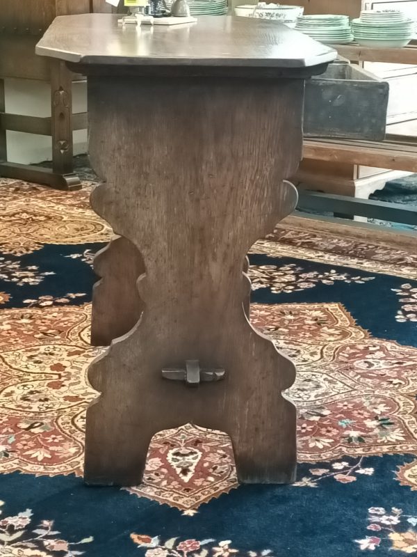 English oak window table ... rustic - Image 6