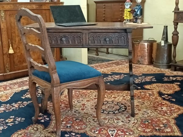 English oak window table ... rustic - Image 2