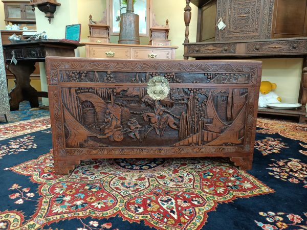 Allover Carved camphor Trunk - Image 7