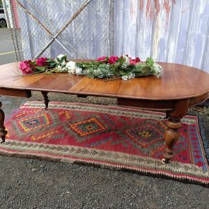 Cedar extension dining table