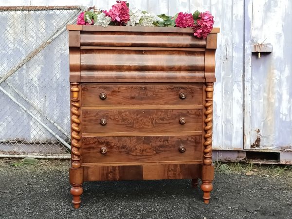 Luscious flame Mahogany Scotch chest - Image 13