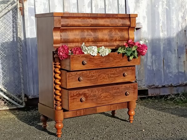 Luscious flame Mahogany Scotch chest - Image 11