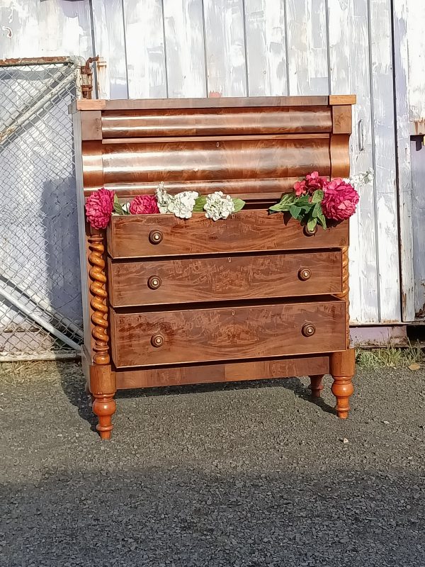 Luscious flame Mahogany Scotch chest - Image 10