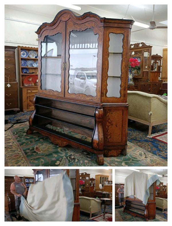 Dutch Marquetry cabinet... she's da bombe! - Image 16