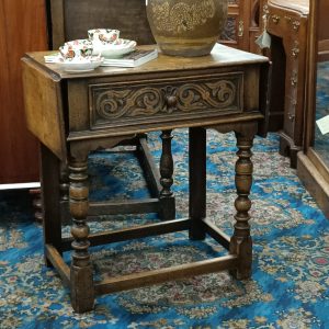 Rustic oak occasional table