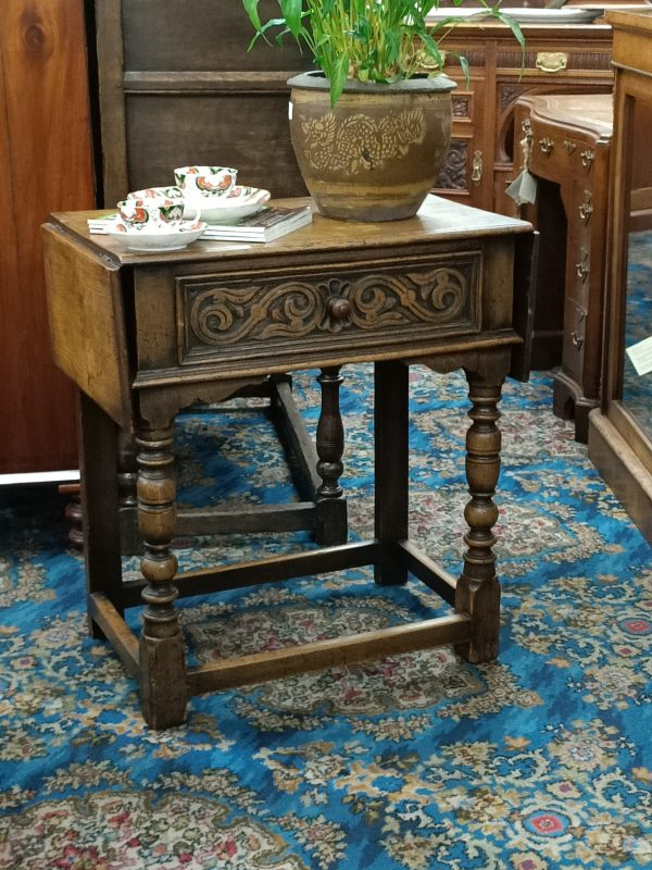 Rustic oak occasional table