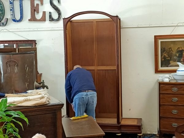 Parisian Mahogany Armoire - Image 20