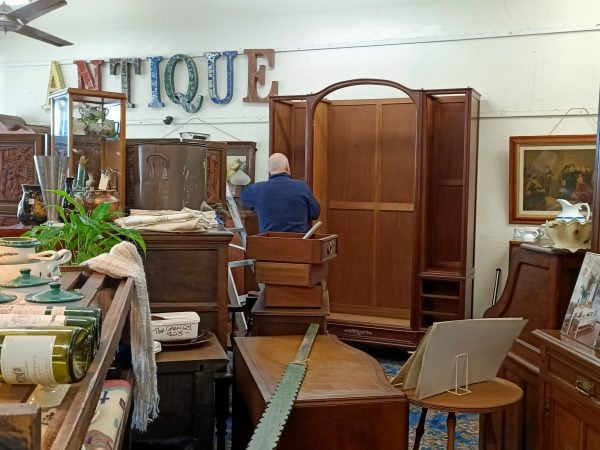 Parisian Mahogany Armoire - Image 17