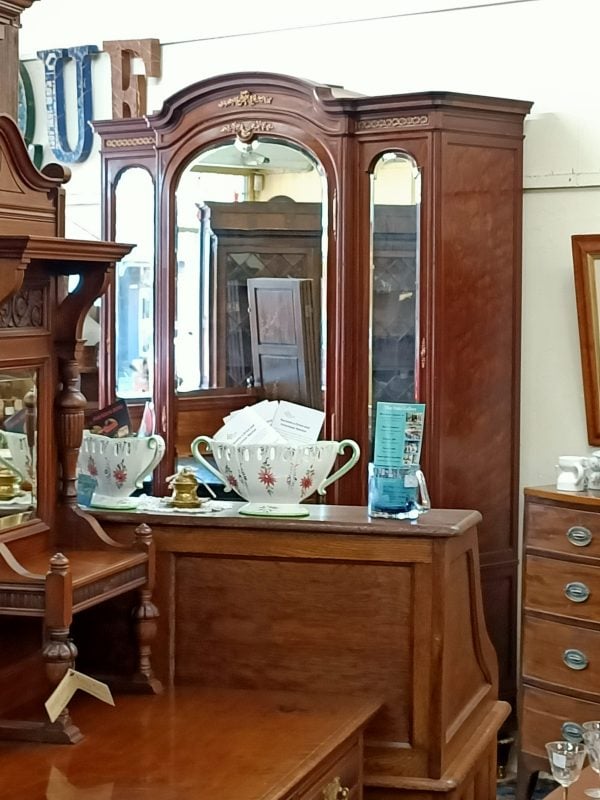 Parisian Mahogany Armoire - Image 5