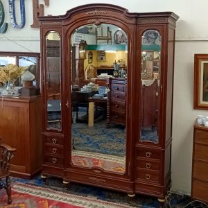 Parisian Mahogany Armoire