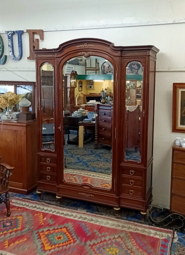 Parisian Mahogany Armoire
