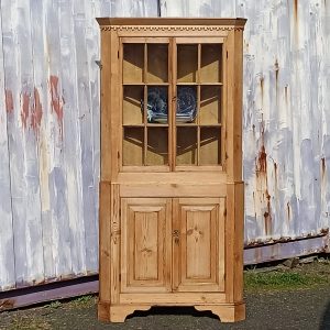 Pine Corner Cupboard