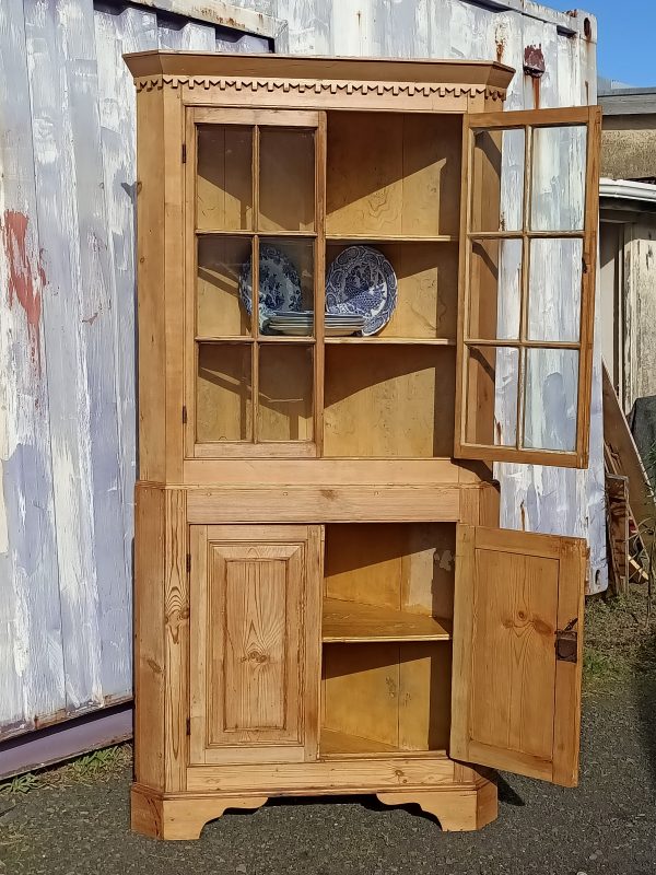 Pine Corner Cupboard - Image 6