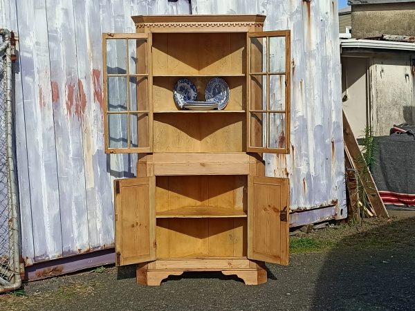 Pine Corner Cupboard - Image 7