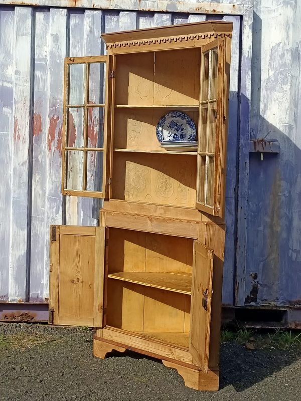 Pine Corner Cupboard - Image 9