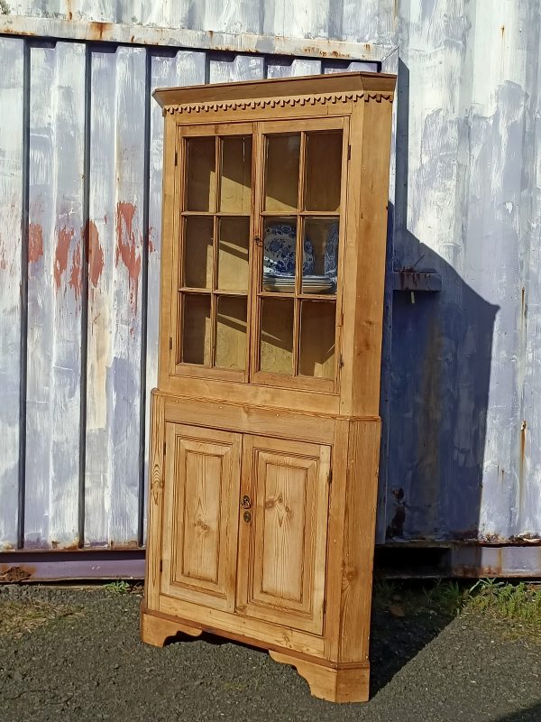 Pine Corner Cupboard - Image 4
