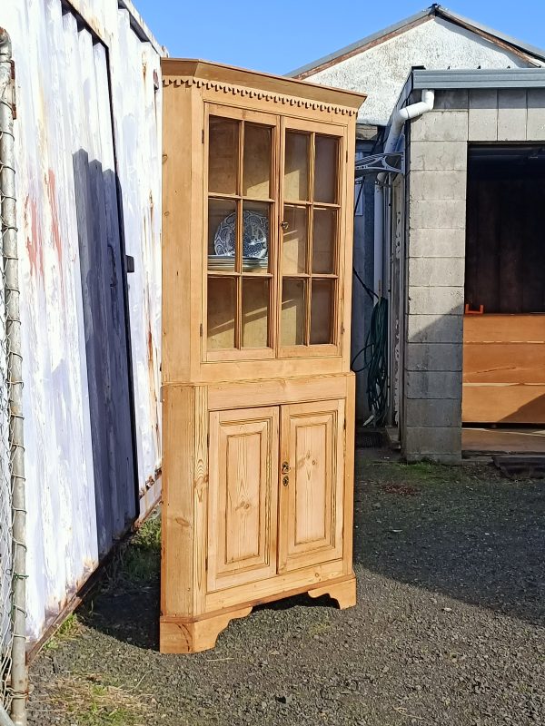 Pine Corner Cupboard - Image 2