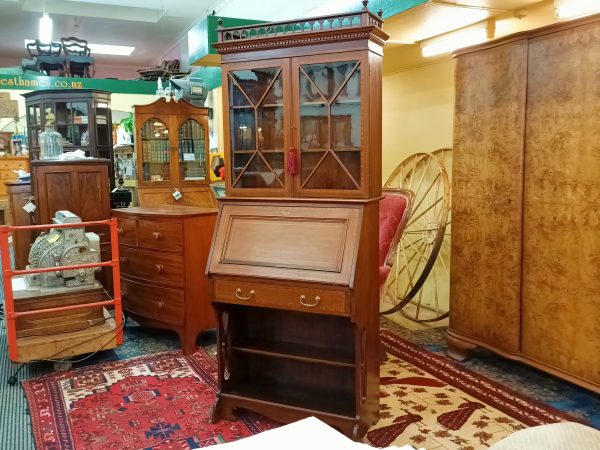 Maple & Co Bureau Bookcase - Image 7
