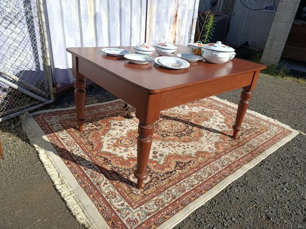 Toffee-hued Kauri Kitchen Table - Image 6