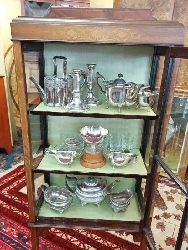 sold sold sold ... Edwardian China Cabinet - Image 9