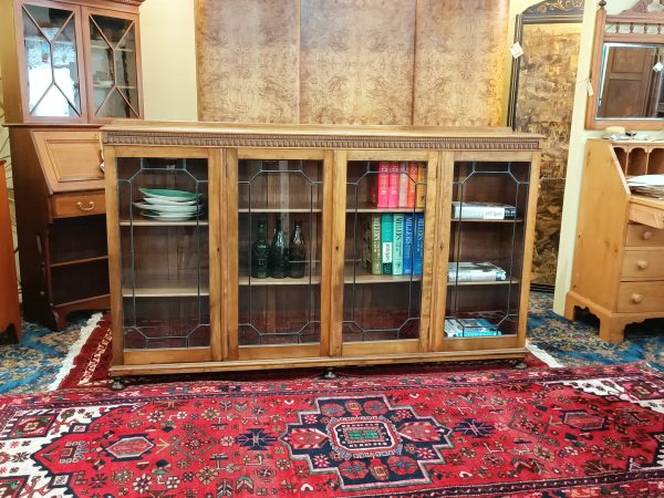 long'ish Walnut bookcase - Image 9