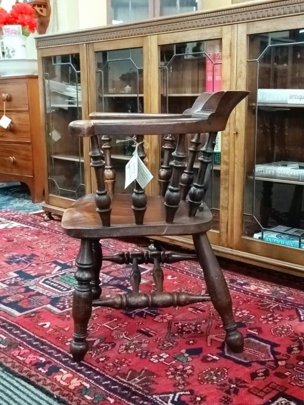 Walnut "Smoker's Bow" chair - Image 5