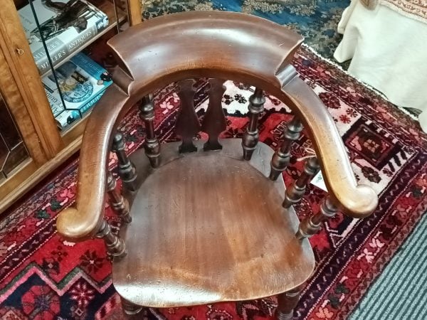 Walnut "Smoker's Bow" chair - Image 7