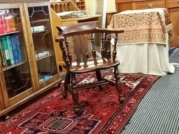 Walnut "Smoker's Bow" chair - Image 9