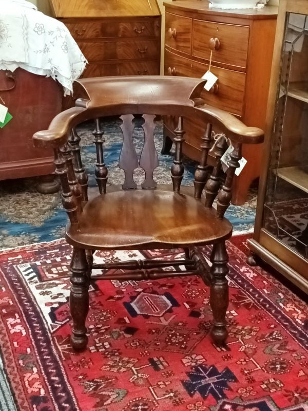 Walnut "Smoker's Bow" chair