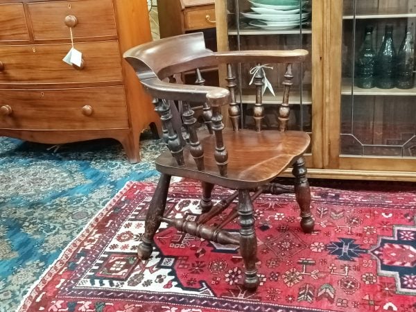 Walnut "Smoker's Bow" chair - Image 2