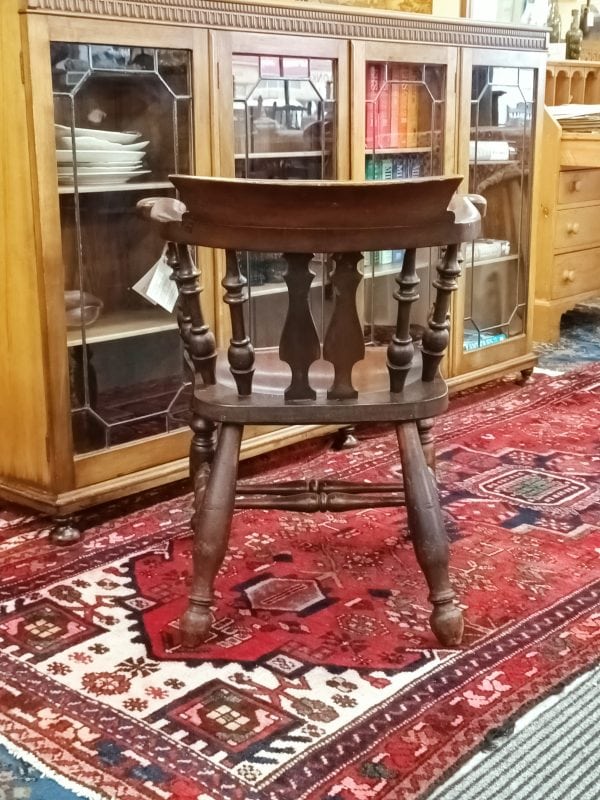 Walnut "Smoker's Bow" chair - Image 6