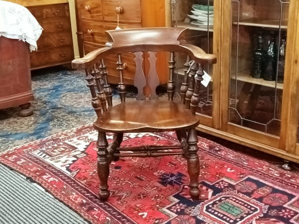 Walnut "Smoker's Bow" chair - Image 12