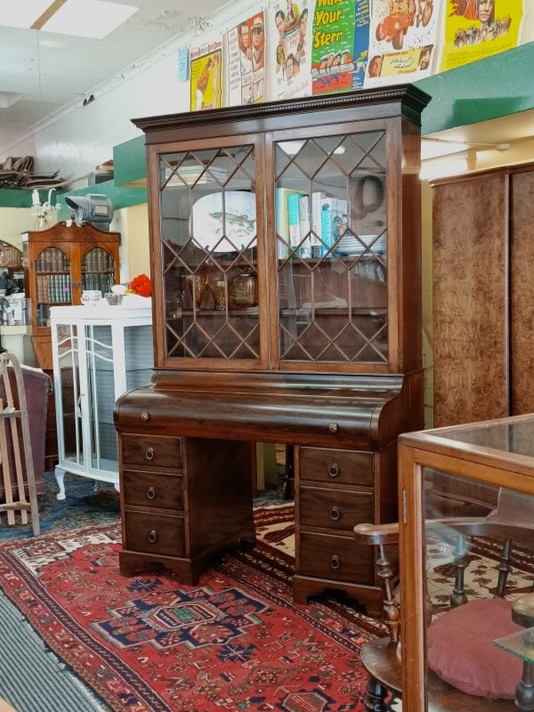 Rosewood Bureau Bookcase - Image 2