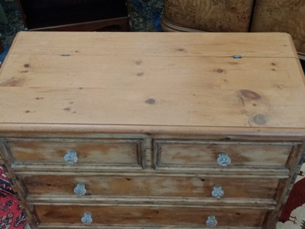 Pine chest with fliptop lid - Image 5