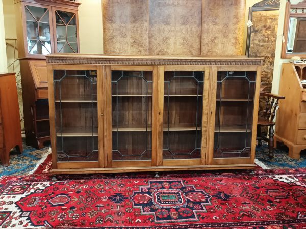 long'ish Walnut bookcase - Image 2