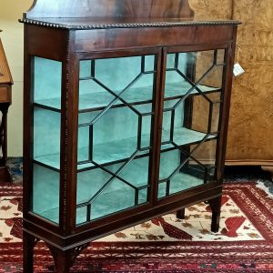 Edwardian Mahogany china cabinet